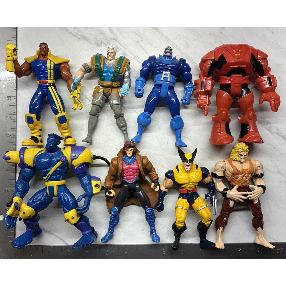1990's Toy Biz X-Men Figure Collection (1994-1997). Action Figure Lot.